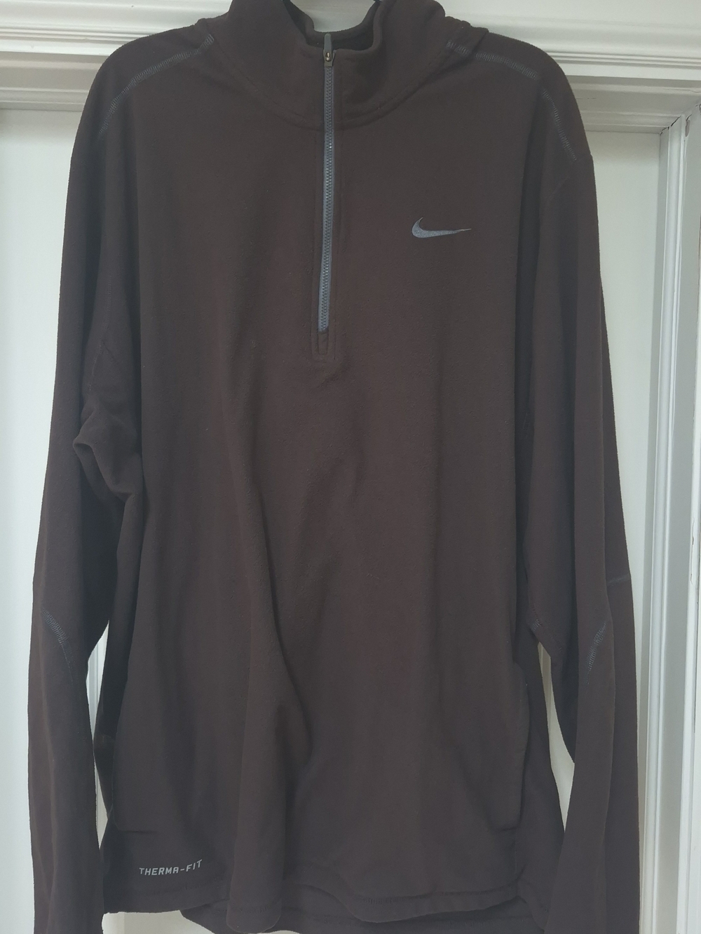 Nike Brown Therma-Fit Half-Zip Pullover
